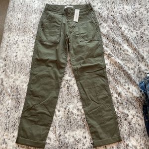 NWT Cropped Green Pants